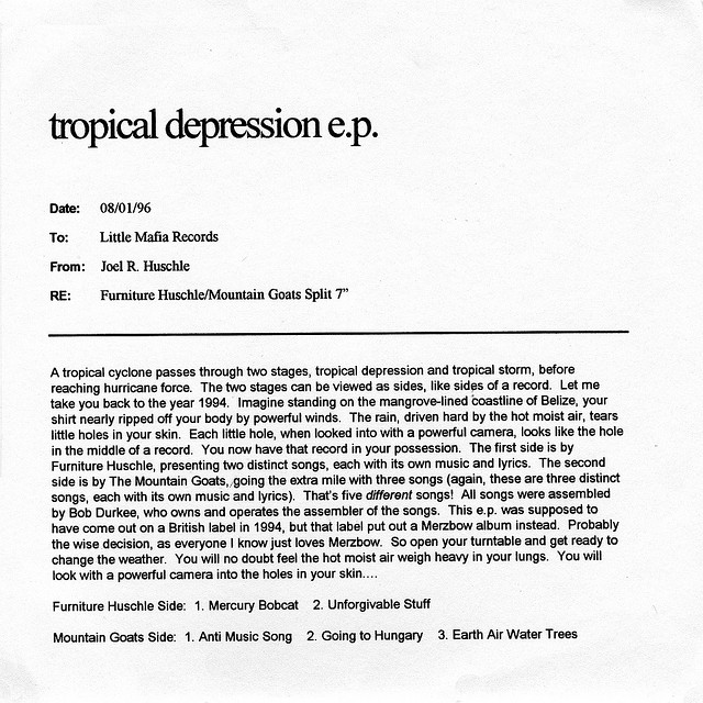 Back of Tropical Depression